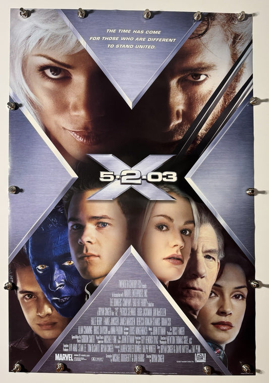 X-Men 2 - Original Movie Poster - 2003 - Rolled DS