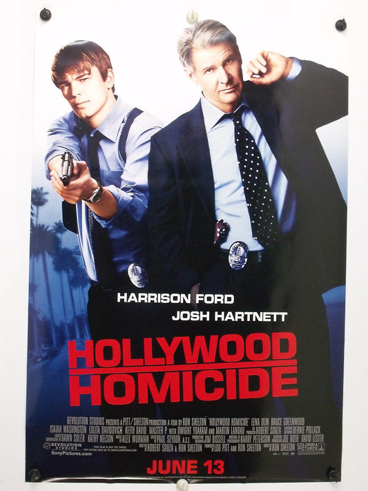HOLLYWOOD HOMICIDE - Harrison Ford - Original Movie Poster - 2003  Rolled DS C9