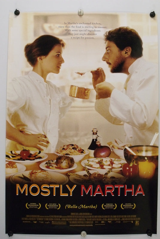 MOSTLY MARTHA - Martina Gedeck - Original Movie Poster - 2001  Rolled SS C9/C10