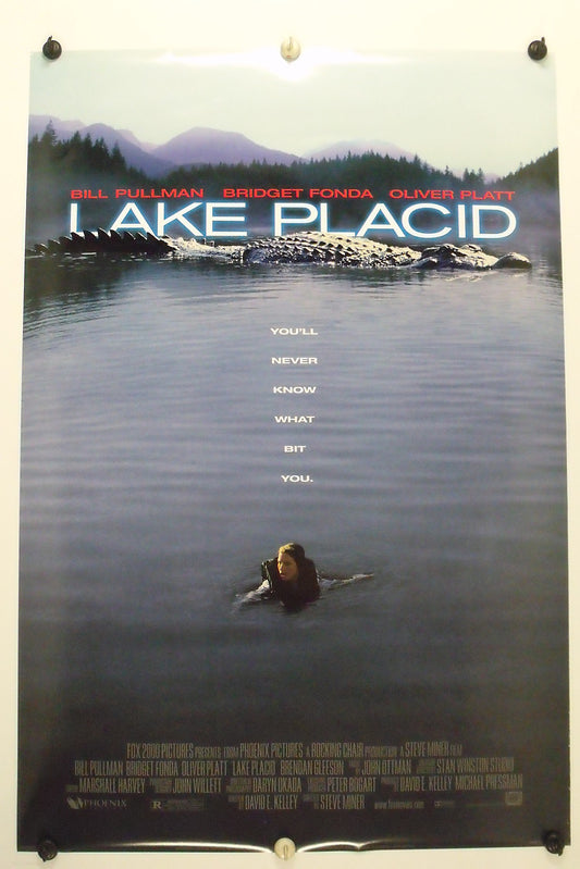 LAKE PLACID - Bridget Fonda - Original Movie Poster - 1999 Rolled DS C9