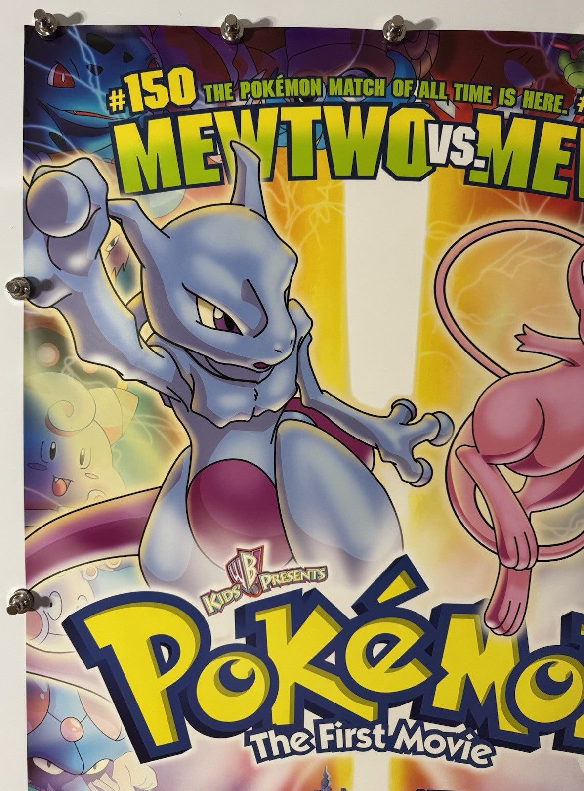 Pokémon: The First Movie - Original Movie Poster - 1999 - Rolled DS