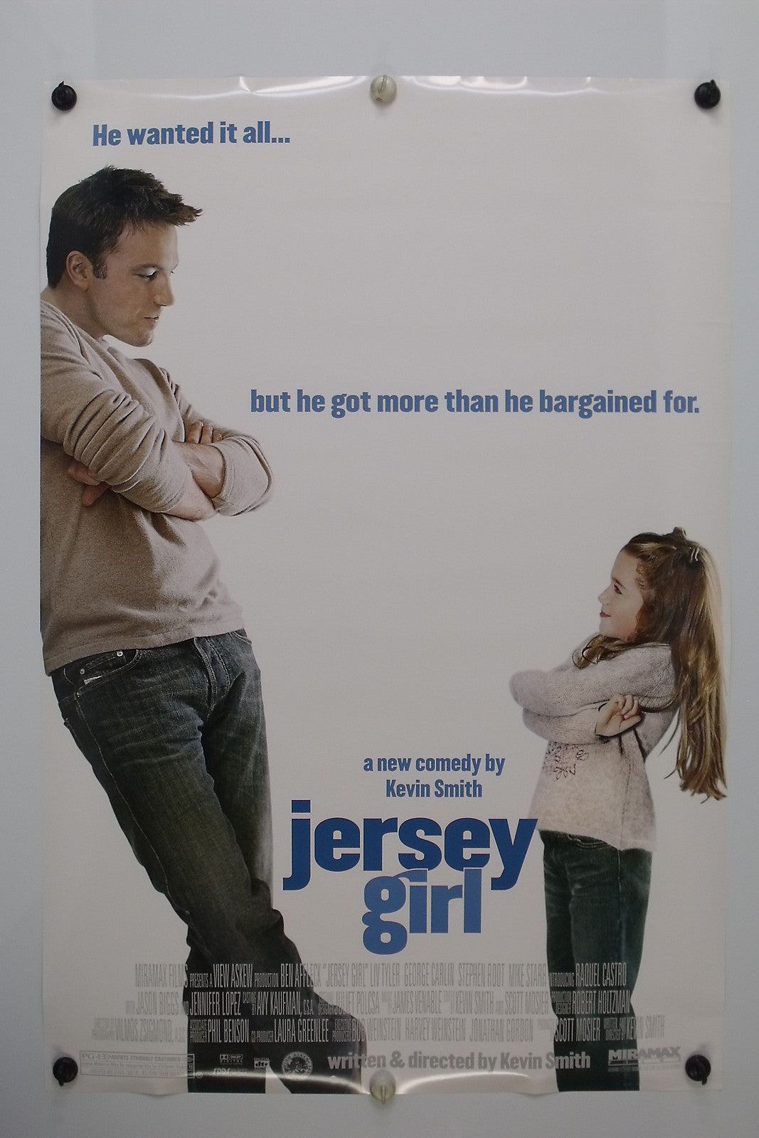 JERSEY GIRL - Jennifer Lopez - Original Movie Poster 2004  Rolled DS C9/C10
