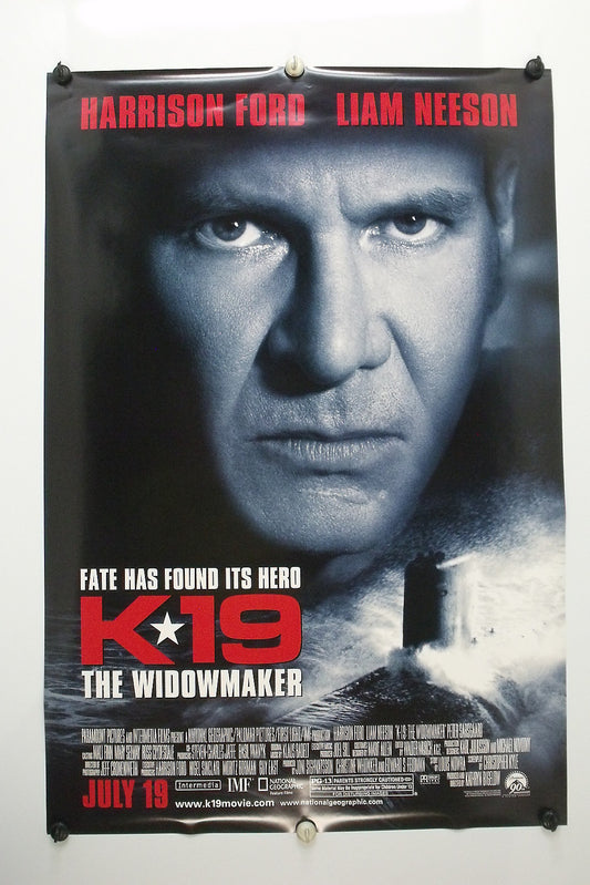 K-19 The WIDOWMAKER  Harrison Ford  Original Movie Poster 2002 DS "B"  C9/C10