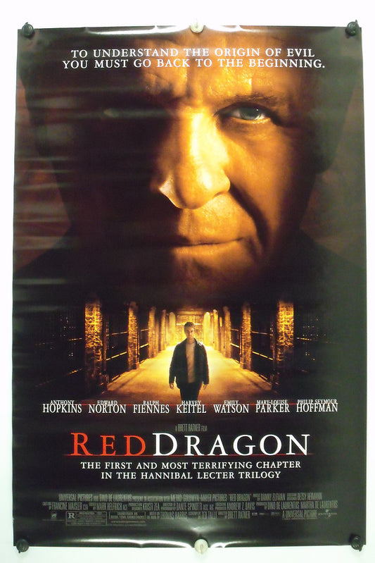 RED DRAGON - Anthony Hopkins - Original Movie Poster "B"  2002  Rolled DS C9/C10