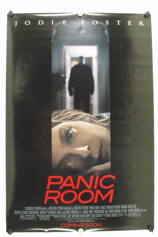PANIC ROOM - Jodie Foster - Original Movie Poster - 2002  Rolled DS C9/C10
