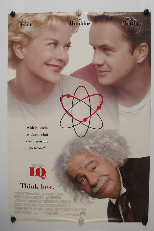 I.Q. - Tim Robbins, Meg Ryan - Original Movie Poster 1994  Rolled DS "B"  C9/C10