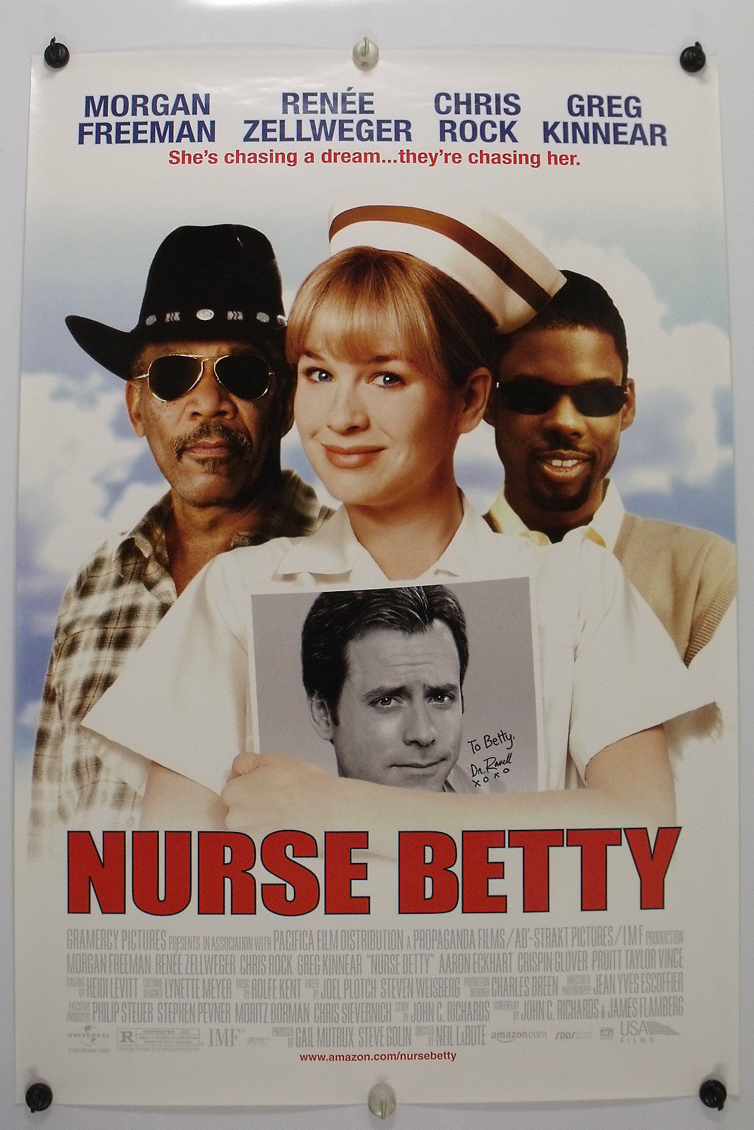 NURSE BETTY - Renée Zellweger - Original Movie Poster - 2000 Rolled DS C9
