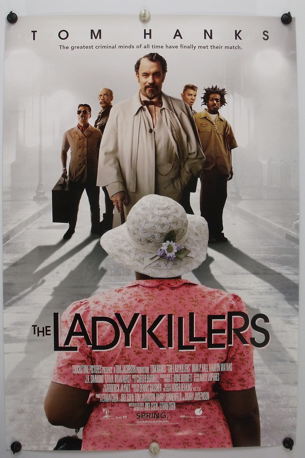 LADYKILLERS - Tom Hanks - Original Movie Poster - 2004  Rolled DS C9/C10