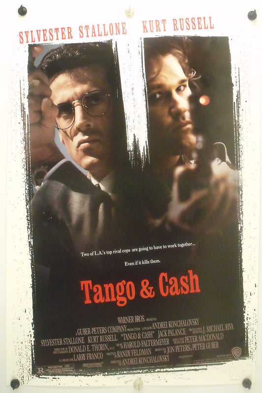 TANGO & CASH - Sylvester Stallone - Original Movie Poster - 1989 Rolled SS C8