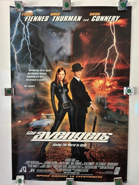 The Avengers (1998) Original Movie Poster Rolled SS 27x40