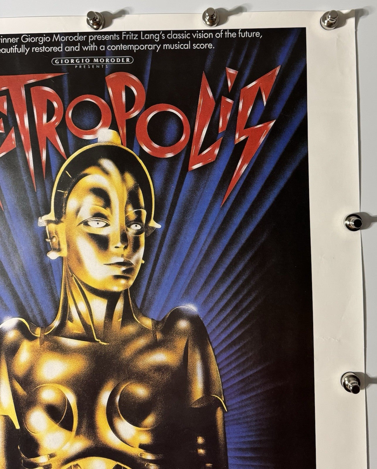 Metroplis - Movie Poster (reprint) - 1984 - Rolled SS