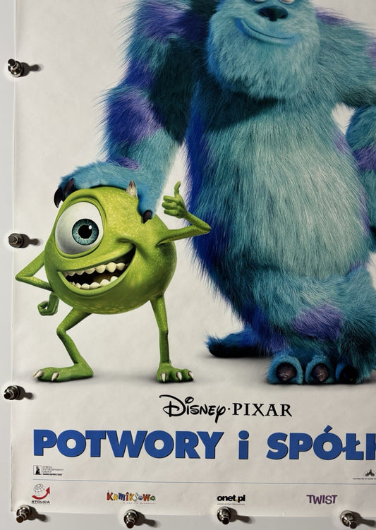 Monsters, Inc. - Original Movie Poster - 2001 - Rolled SS