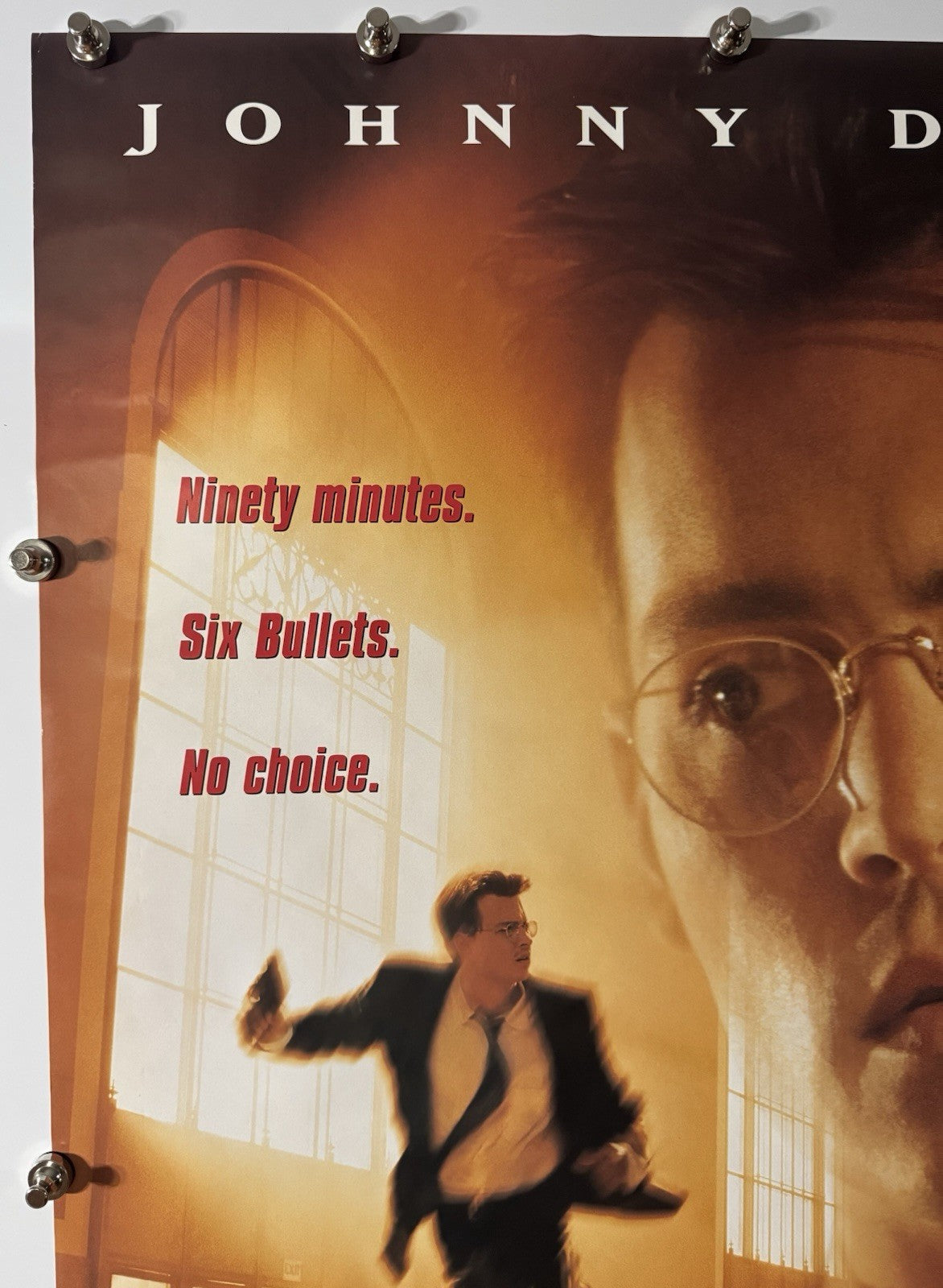 Nick Of Time - Original Movie Poster - 1995 - Rolled DS