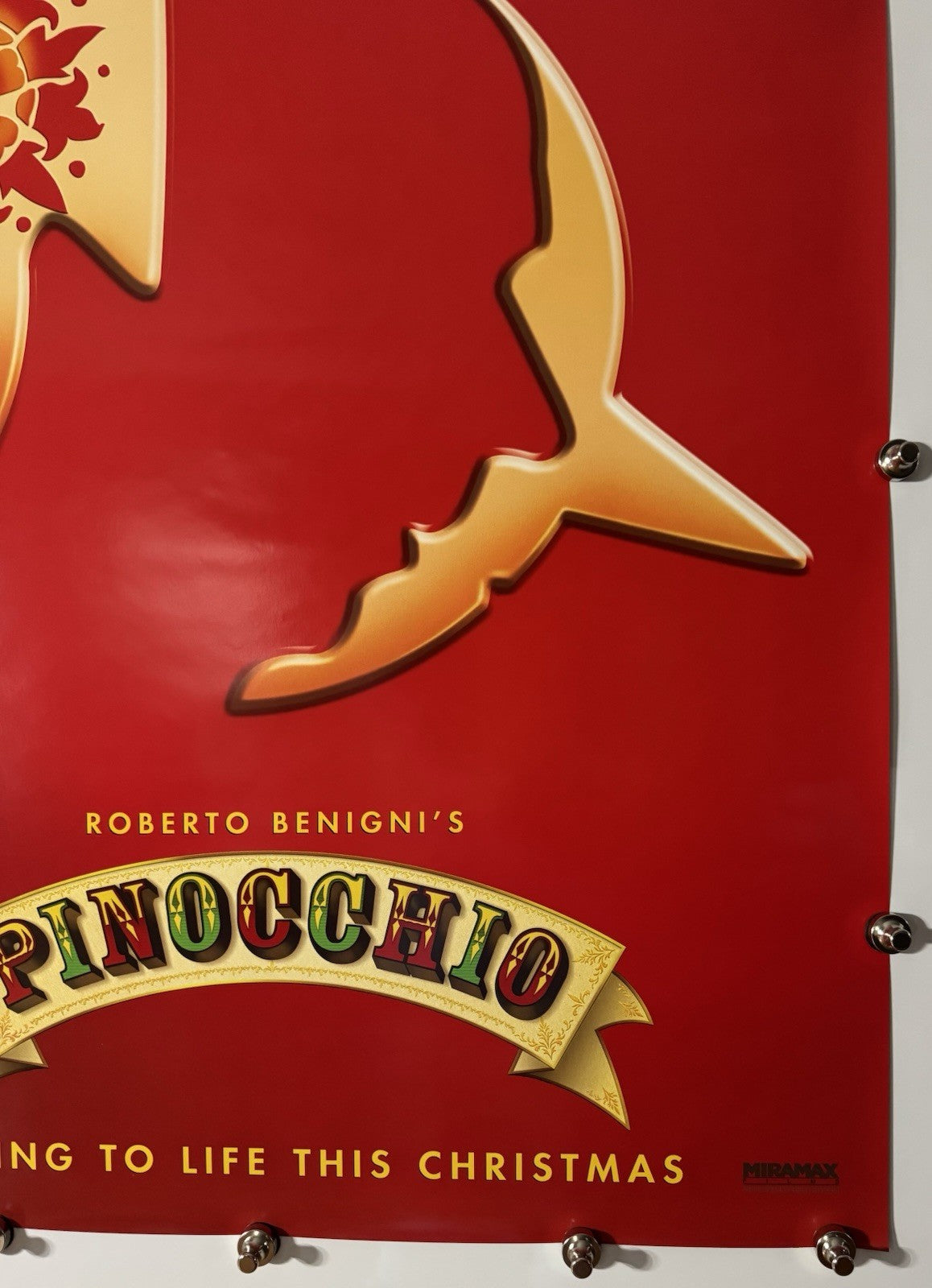 Pinocchio - Original Movie Poster - 2002 - Rolled DS