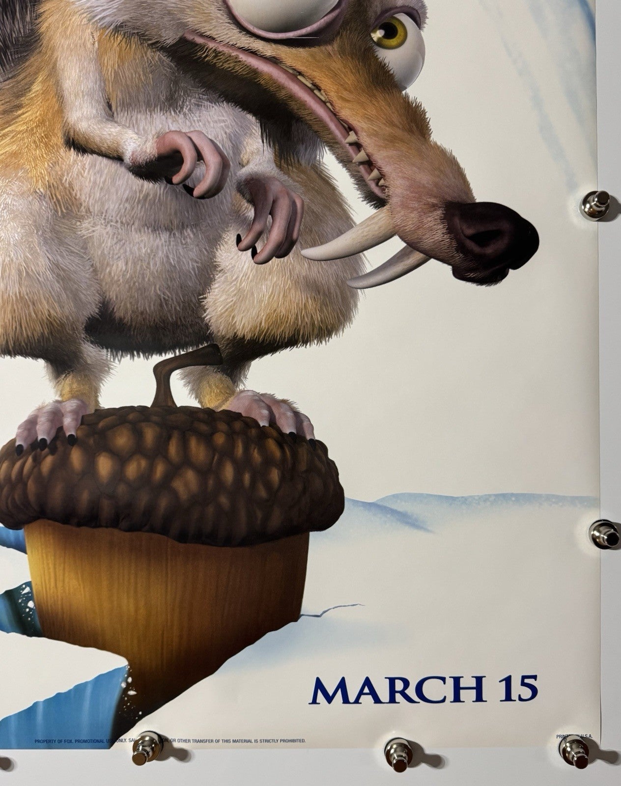 Ice Age - Original Movie Poster - 2001 - Rolled DS