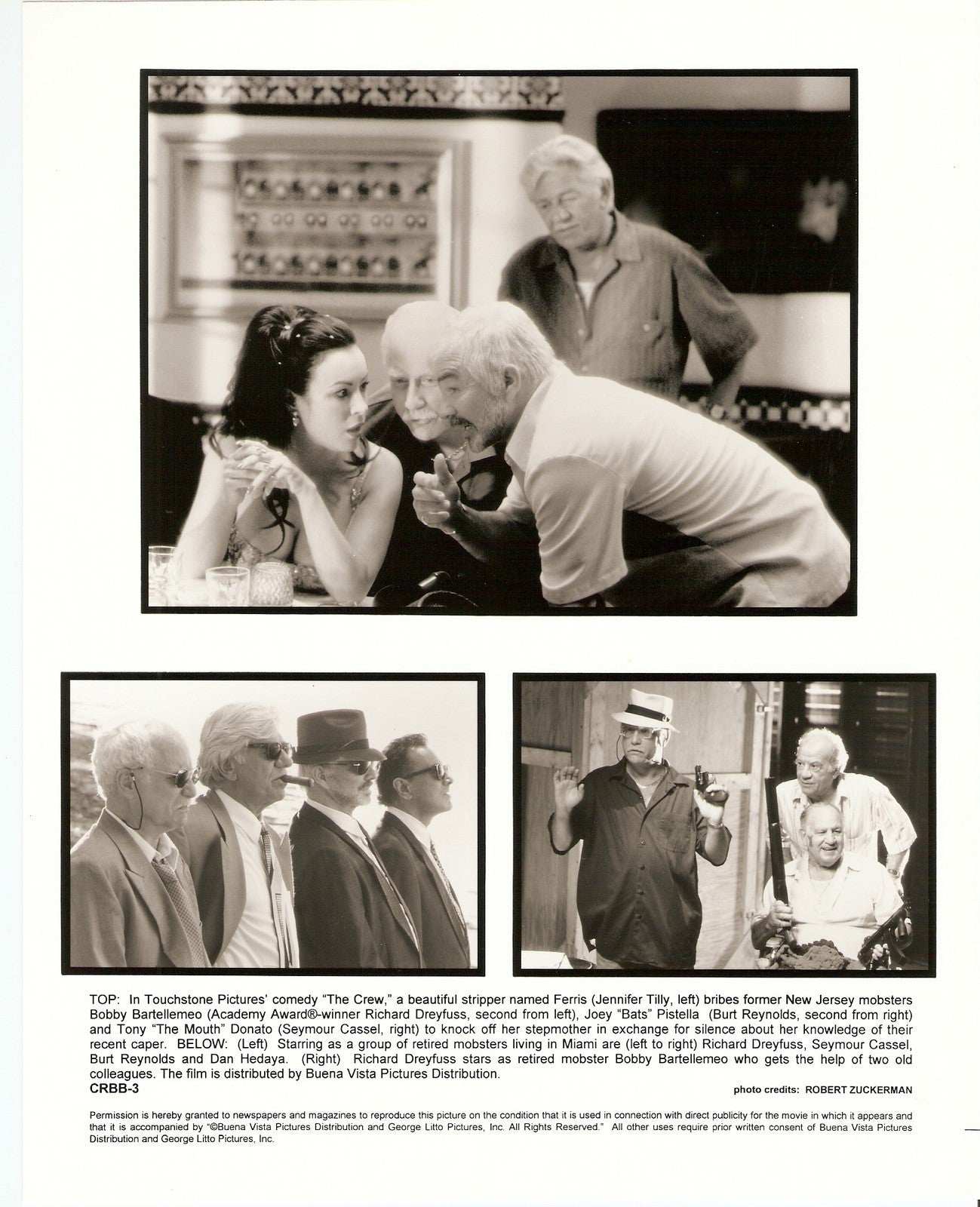 The CREW - Richard Dreyfuss, Burt Reynolds - 2000 Original Movie Still #CRBB-3
