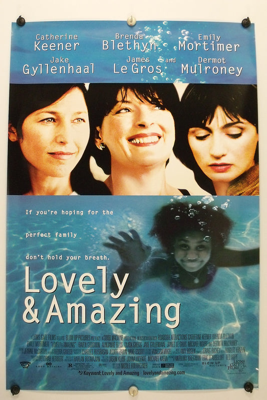 LOVELY & AMAZING - Catherine Keener - Original Movie Poster - 2001 Rolled DS C8