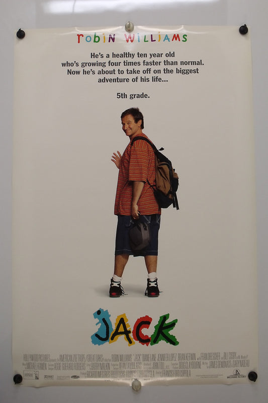 JACK - Robin Williams - Original Movie Poster - 1996 Rolled DS C9