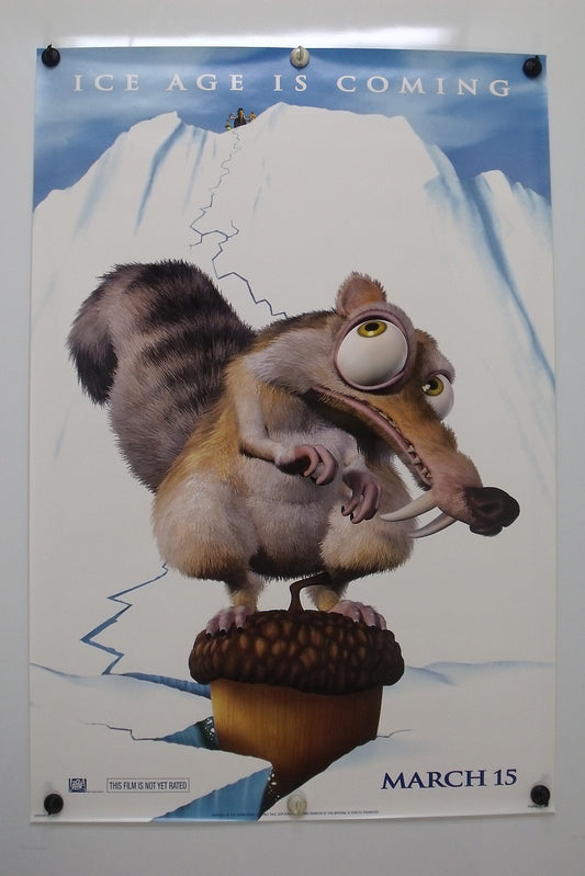 ICE AGE - Denis Leary - Original Movie Poster  2002  Rolled Advance SS C9