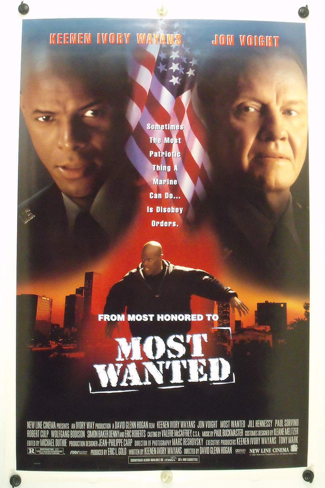 MOST WANTED - Keenen Ivory Wayans  - Original Movie Poster - 1997 Rolled DS C8