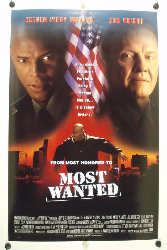 MOST WANTED - Keenen Ivory Wayans  - Original Movie Poster - 1997 Rolled DS C8