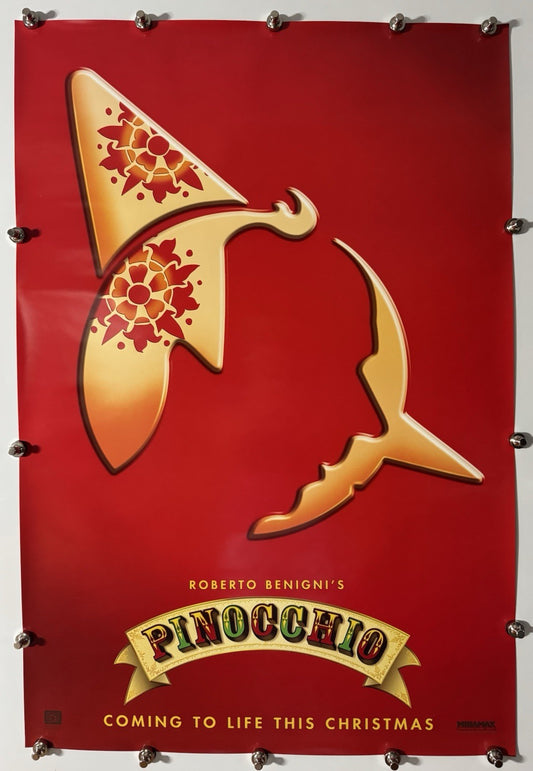 Pinocchio - Original Movie Poster - 2002 - Rolled DS