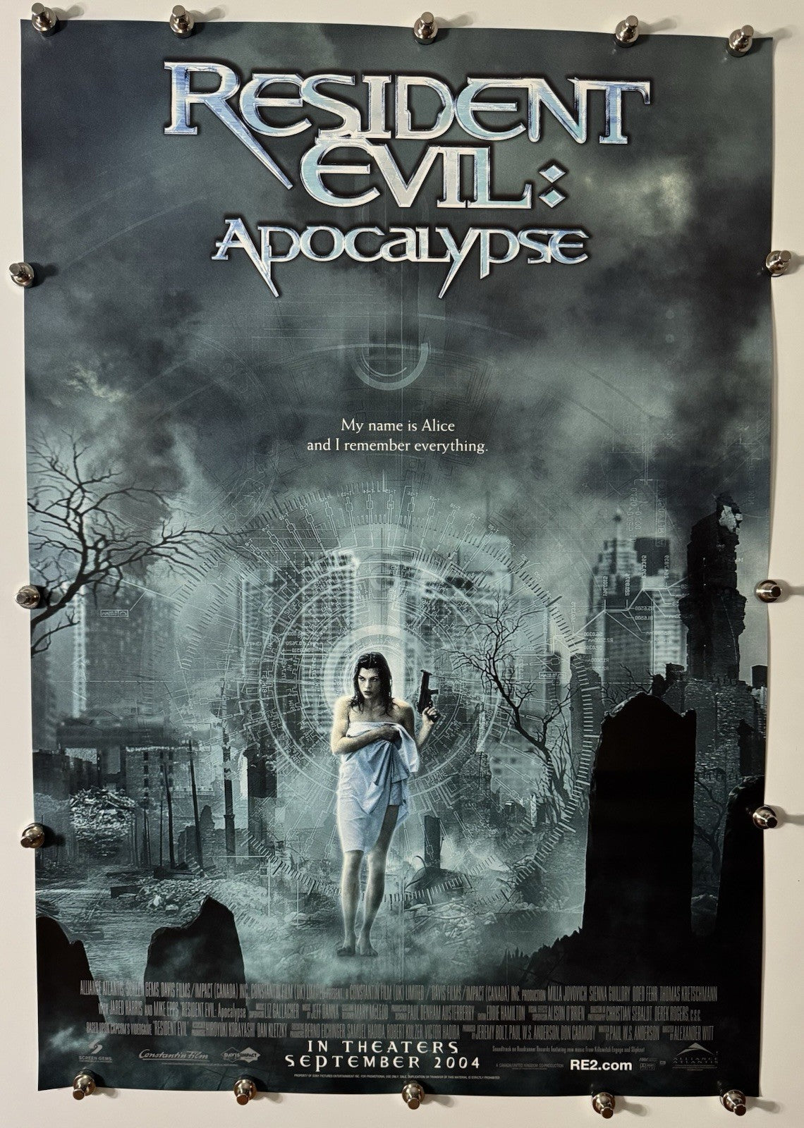 Resident Evil: Apocalypse - Original Movie Poster - 2004 - Rolled SS