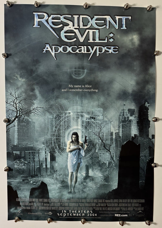 Resident Evil: Apocalypse - Original Movie Poster - 2004 - Rolled SS