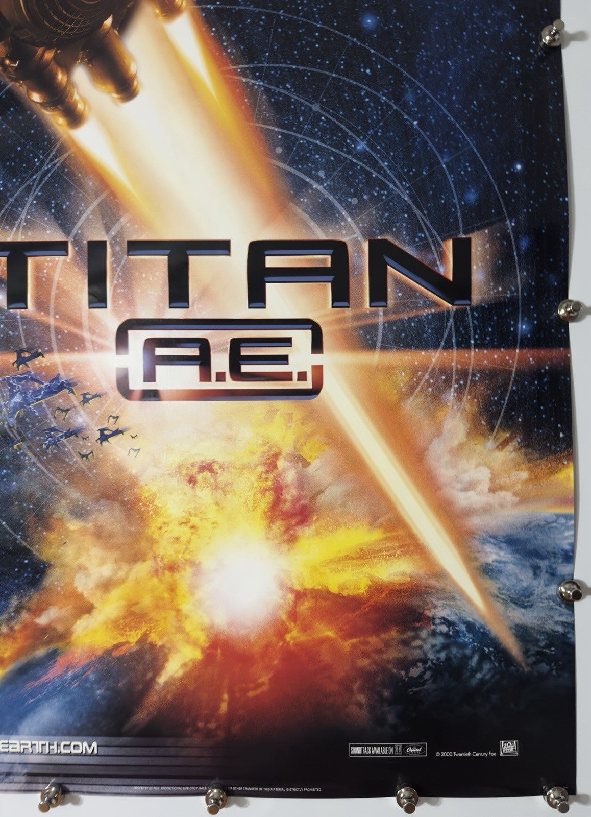 Titan A.E (B) - Original Movie Poster - 2000 - Rolled DS