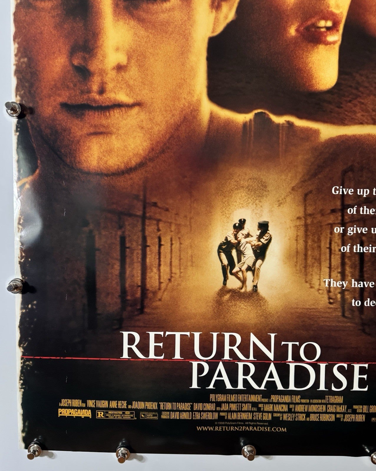 Return to Paradise - Original Movie Poster - 1998 - Rolled DS