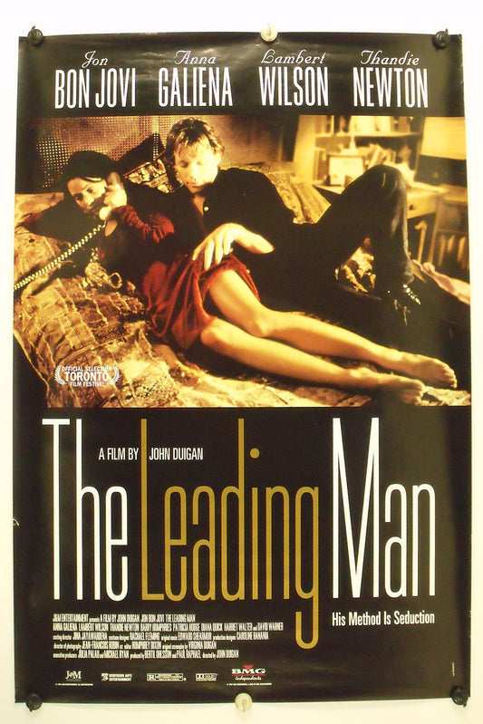 The LEADING MAN - Jon Bon Jovi - Original Movie Poster  1996 Rolled SS C7