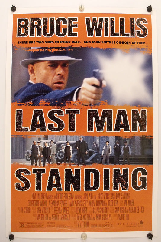 LAST MAN STANDING - Bruce Willis - Original NSS Movie Poster 1996 SS C9