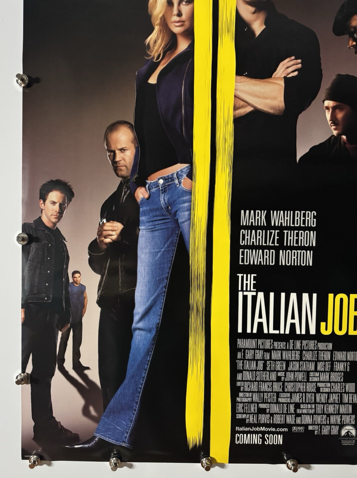 Italian Job - Original Movie Poster - 2003 - Rolled DS