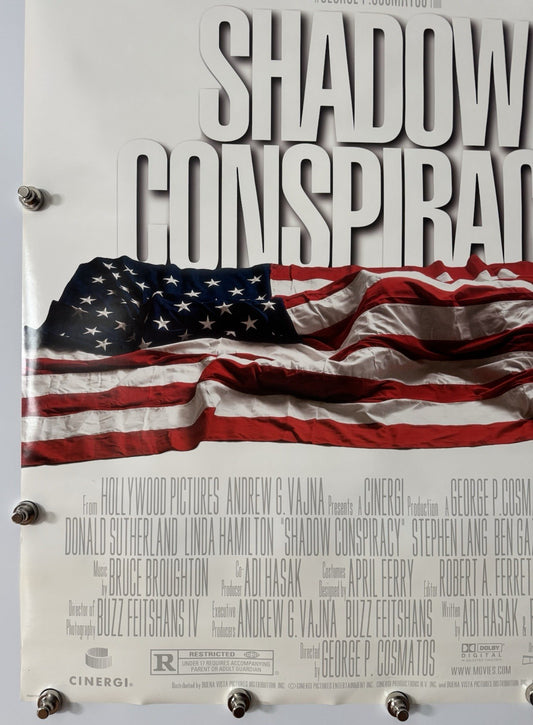 Shadow Conspiracy - Original Movie Poster - 1997 - Rolled DS