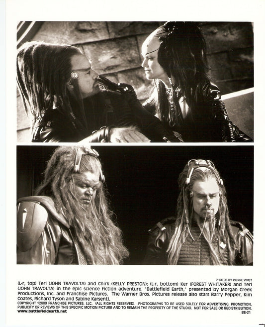 BATTLEFIELD EARTH - John Travolta & Forest Whitaker - 2000 Original Still #BE-21