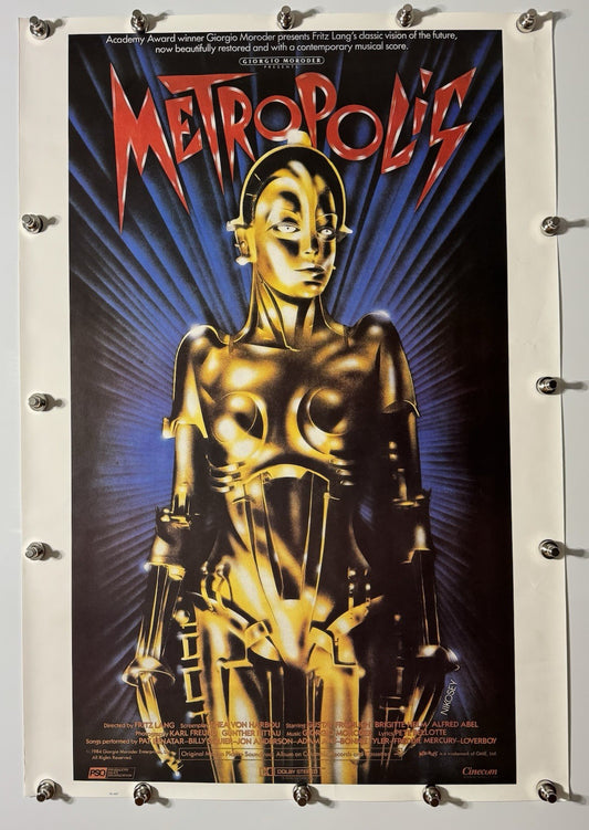 Metroplis - Movie Poster (reprint) - 1984 - Rolled SS