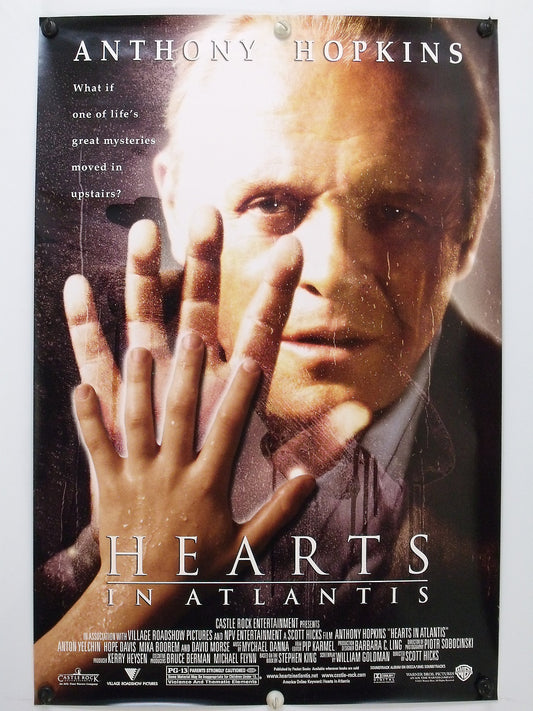 HEARTS IN ATLANTIS  Anthony Hopkins - Original Movie Poster - 2001  Rolled DS C9