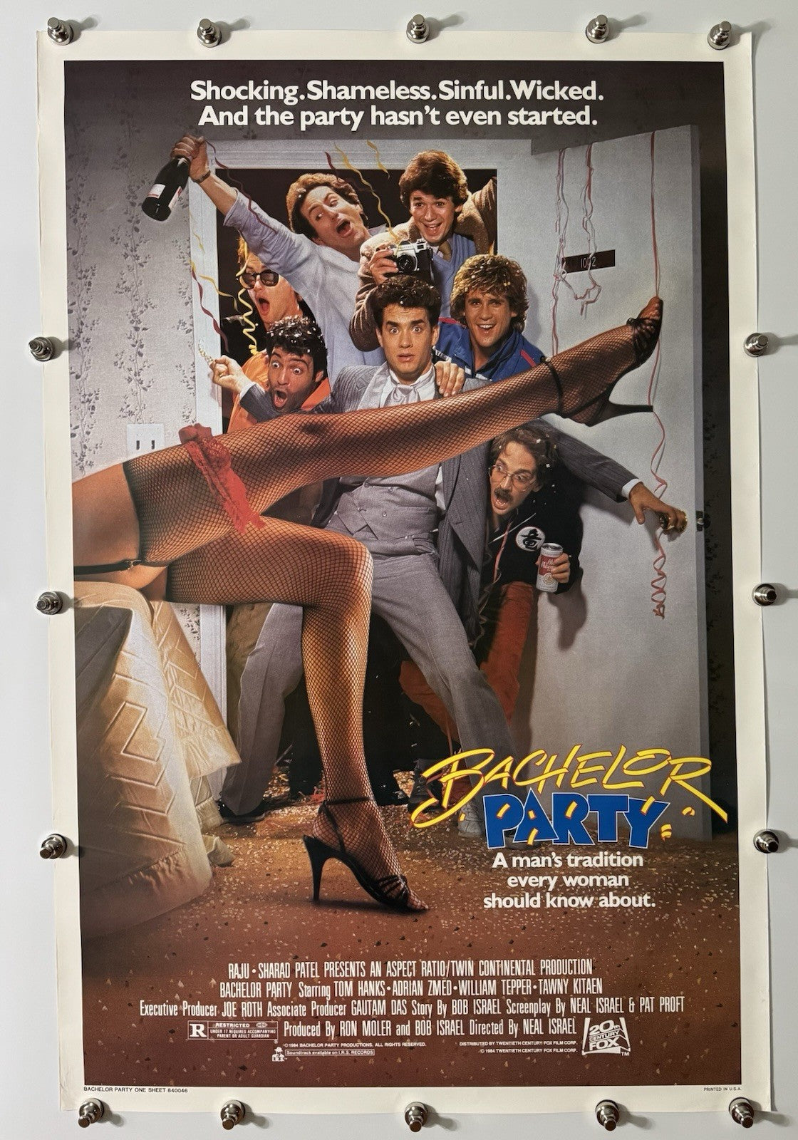 Bachelor Party -Original Movie Poster - 1984 -Rolled SS