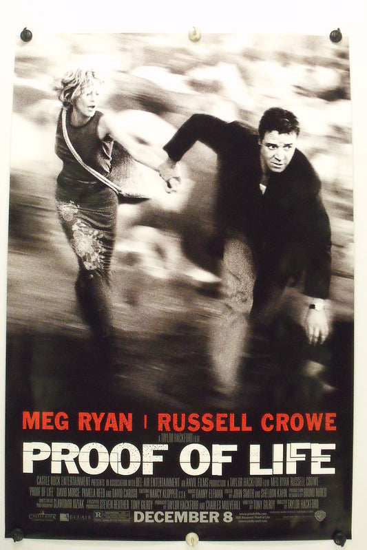 PROOF OF LIFE - Russell Crowe - Original Movie Poster - 2000 Rolled DS C9