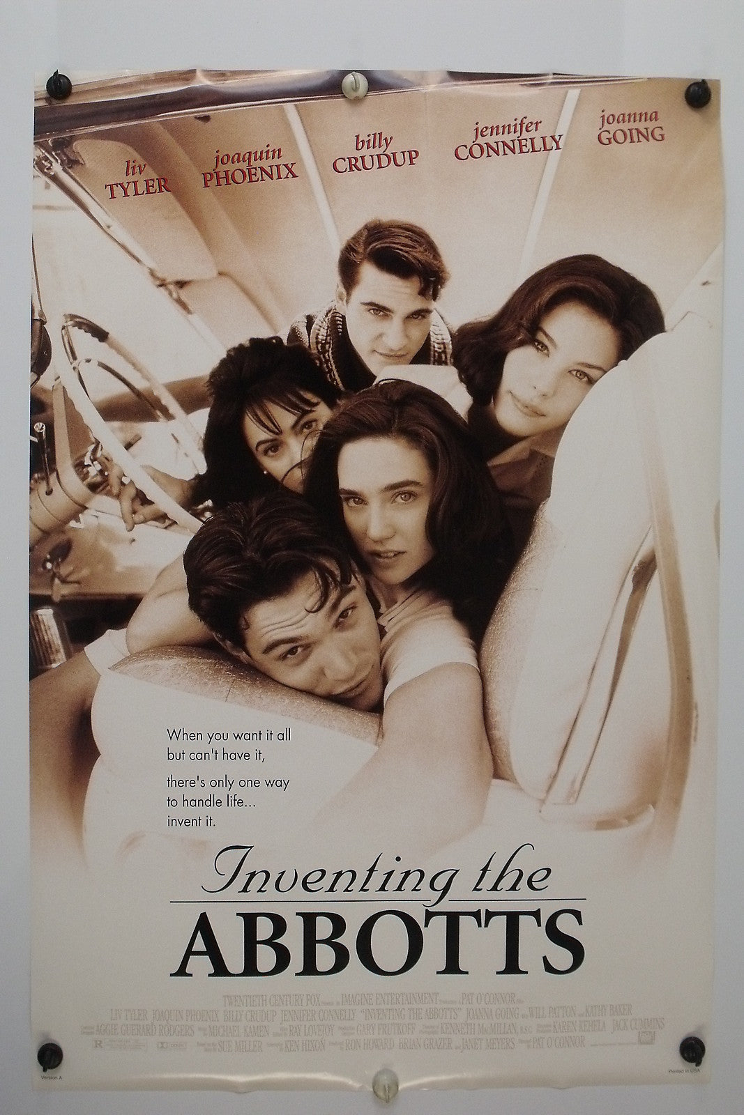 INVENTING THE ABOTTS -  Liv Tyler - Original Movie Poster - 1997 Rolled DS C9