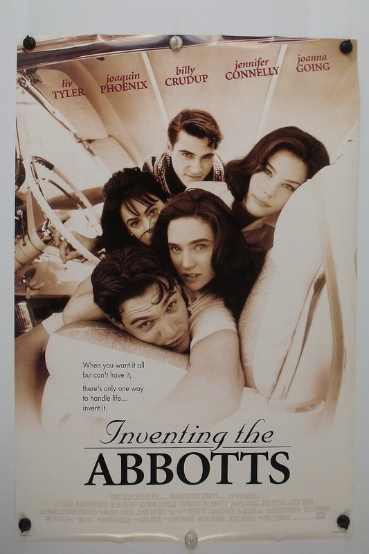 INVENTING THE ABOTTS -  Liv Tyler - Original Movie Poster - 1997 Rolled DS C9