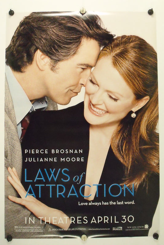 LAWS OF ATTRACTION - Julianne Moore - Original Movie Poster - 2004  Rolled DS C8