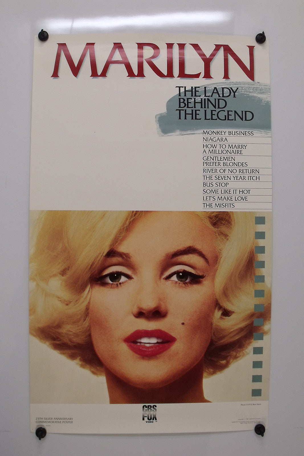 MARILYN : The Lady Behind The Legend - 1987 - Silver Anniversary Commemorative
