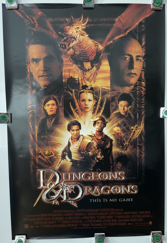 Dungeons And Dragons - Original Movie Poster - 2000 - Rolled DS
