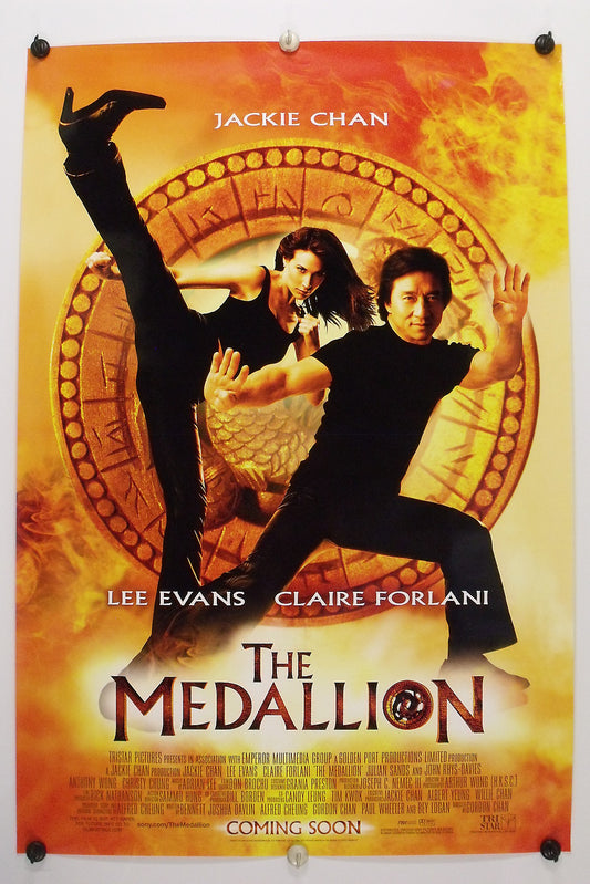 The MEDALLION - Jackie Chan - Original Movie Poster - 2003 Rolled DS C8