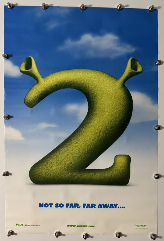Shrek 2 (B) _ Original Movie Poster - 2004 - Rolled DS