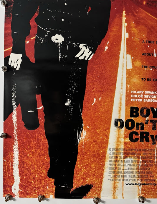 Boys Don`t Cry - Original Movie Poster - 1999 - Rolled DS