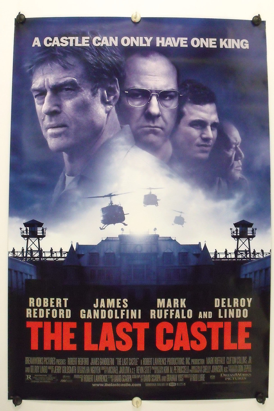 The LAST CASTLE - James Gandolfini - Original Movie Poster 2001 Rolled DS C9 "B"