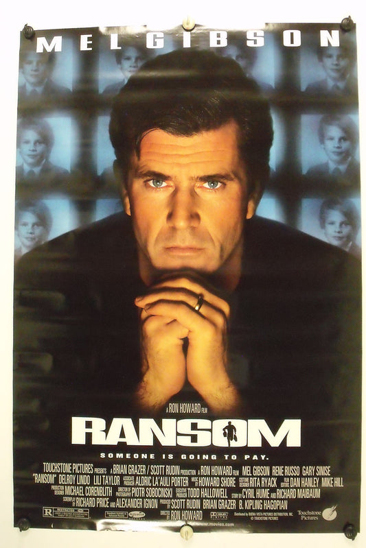 RANSOM - Mel Gibson - Original Movie Poster - 1996  Rolled DS C9/C10