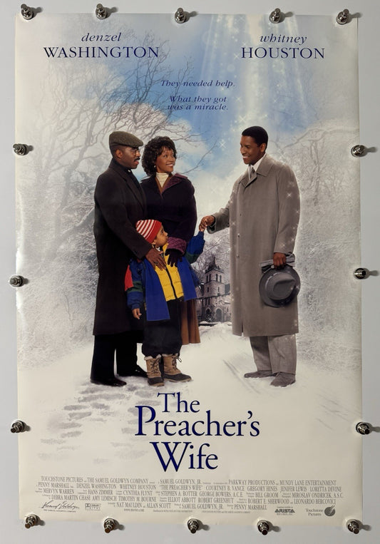 ThePreacher`s Wife (B) - Original Movie Poster - 1996 - Rolled DS